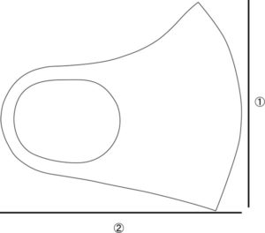 ウレタンマスク寸法